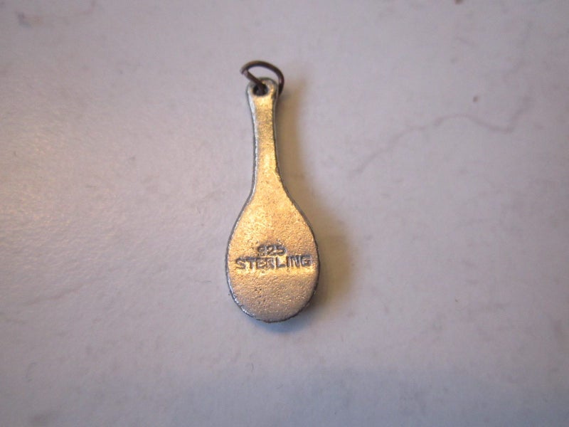 Sterling Silver Tennis Racquet Bracelet Charm Carousel 2