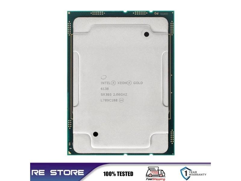 Intel Xeon Gold 6138 20Cores 40Threads 2.0GHz CPU Processor Carousel 1