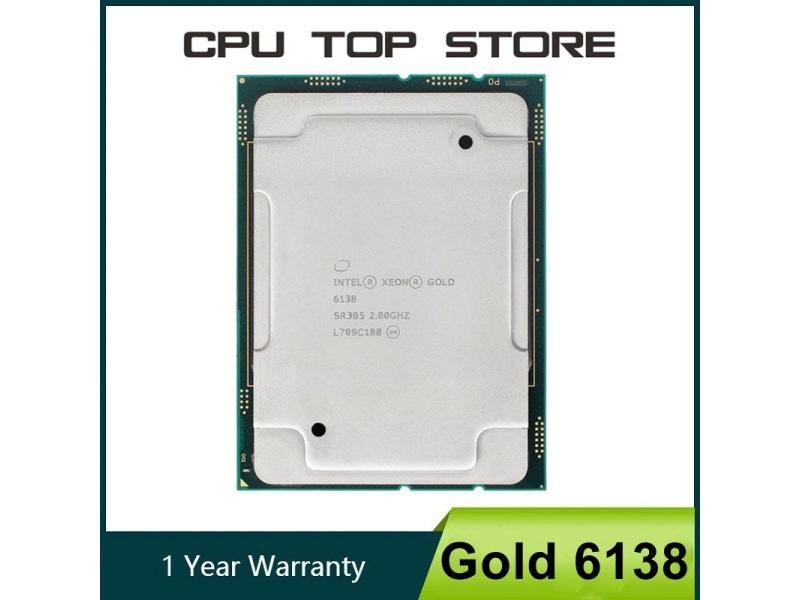 Intel Xeon Gold 6138 20Cores 40Threads 2.0GHz CPU Processor Carousel 1