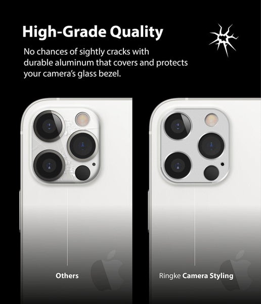 iPhone 12 Pro Camera Styling Silver Color Ringke Carousel 2