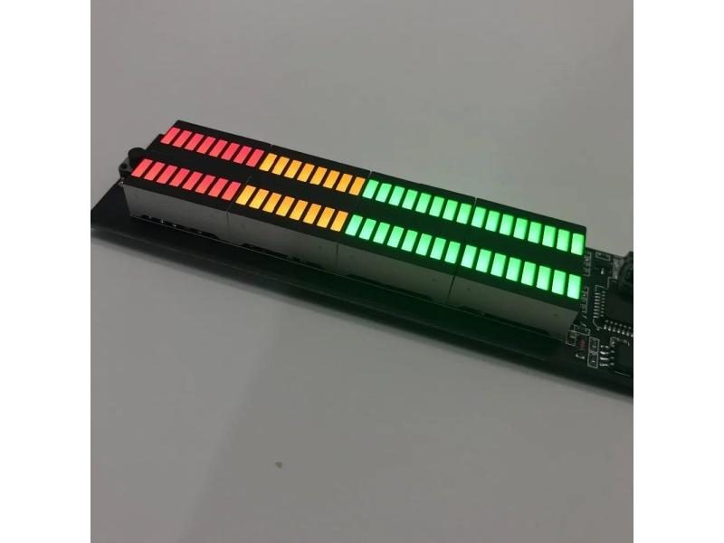 Stereo Music Spectrum LED Amplifier VU Meter For Car MP3 Carousel 1