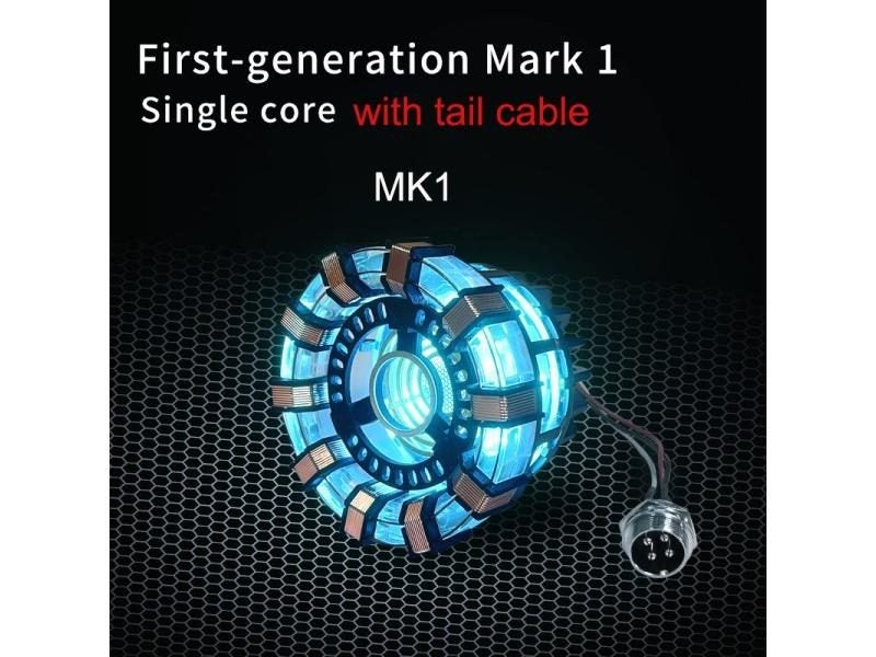 1 1 Scale Cosplay Iron Man Mk1 Arc Reactor Chest Lamp For Decoration Carousel 1