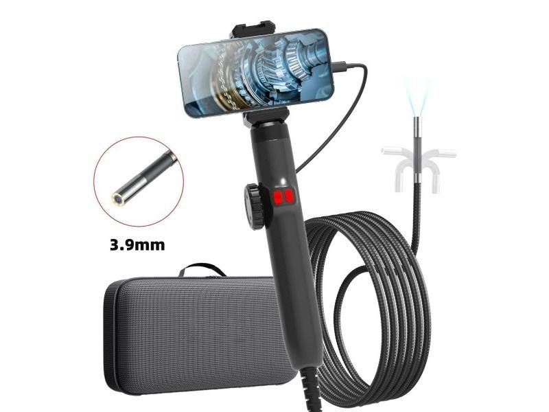 360° Articulating Borescope Camera 3.9mm/6.2mm/8.5mm With Light For Phones Carousel 1