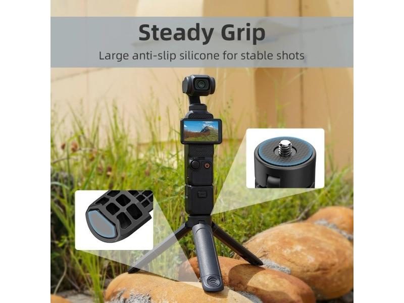 Portable Mini Selfie Stick Handle For DJI Pocket 3/Insta360 X5 Carousel 2