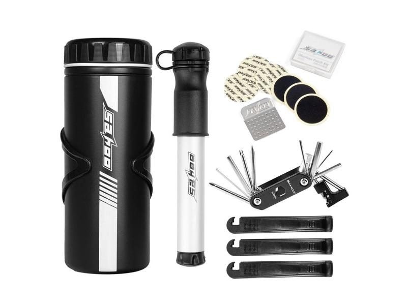14 In 1 Multi Function Bike Repair Tool Kit With Mini Pump And Storage Bottle Carousel 2