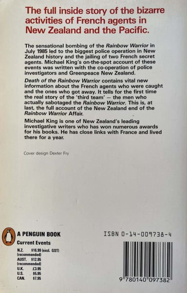 DEATH OF THE RAINBOW WARRIOR by Michael King 1986 Carousel 2