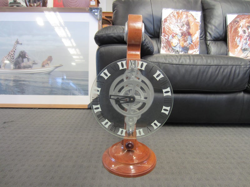 Modern Wooden Mantle Clock Carousel 2