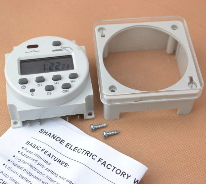 Mounting Bezel for Digital Timer Programmable 7 day OE8 Carousel 1