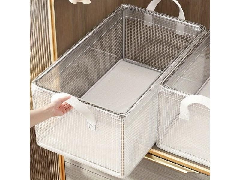 Transparent PVC Steel Frame Underwear Storage Box For Home Dorm Carousel 1