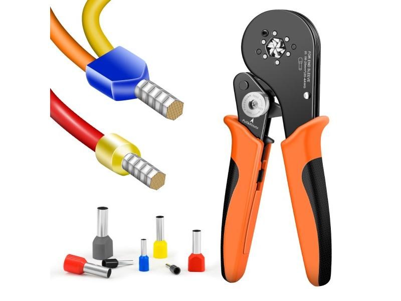 Hexagonal Ratchet Crimper For 0.08-25mm² Wire End Sleeves Carousel 1