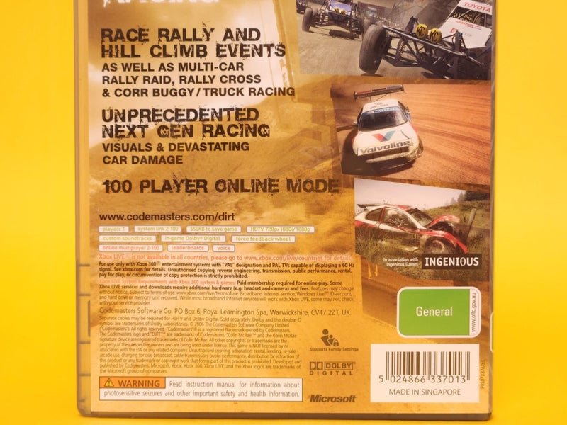 Colin McRae: Dirt - 2007 Xbox 360 Classics Carousel 9