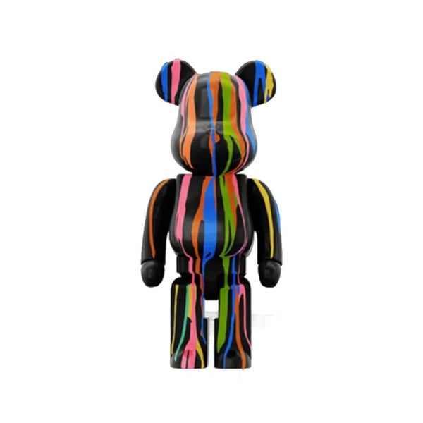 27Cm Graffiti Bear Statue Paint Block Decor Resin Desktop Ornaments Home Decorat Carousel 1