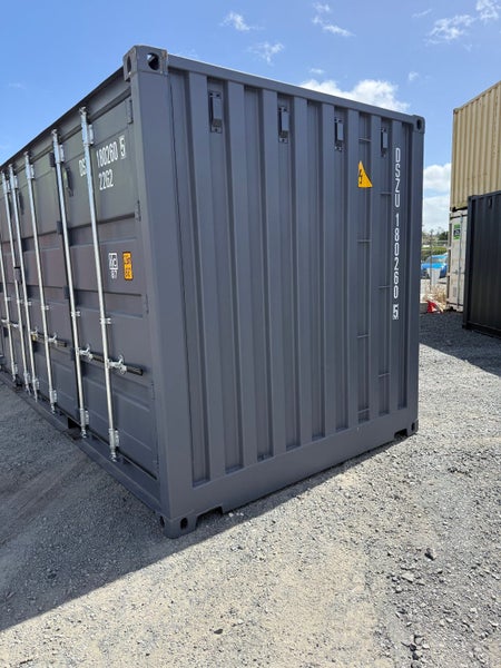20 ft New Build Open Side Container - Dark Grey Carousel 19