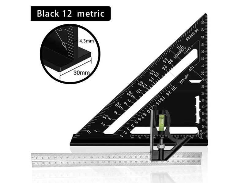 Rafter Square Combination Triangle Square Set For Woodworking Carousel 1