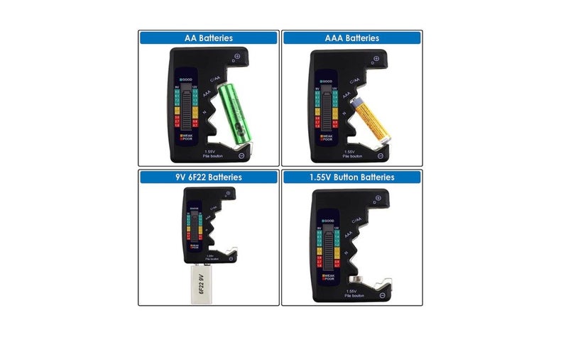 PTN Universal Easy Digital Battery Tester Battery Volt Tester Checker AA A5329 Carousel 3