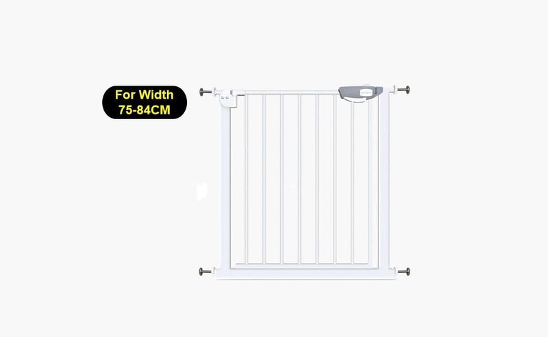 PTN 75-84cm Swing Closed Child Safety Gate Security Door Kid Baby Fence Barrier Carousel 1