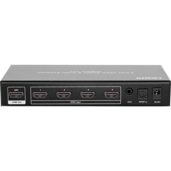 4 Way 18Gbps HDMI Switcher Audio Extraction Carousel 2