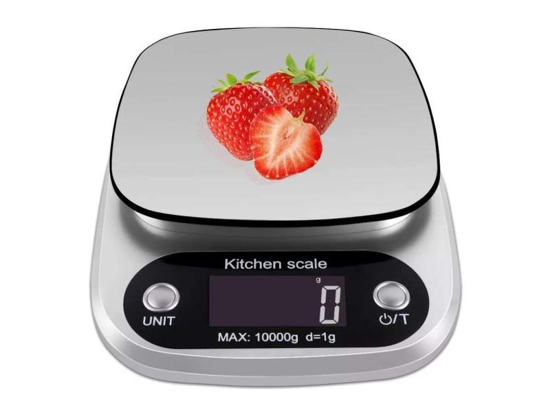 Accurate 22lb Capacity Digital Kitchen Scale For Cooking Baking Carousel 1
