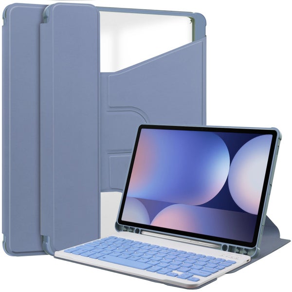 Samsung Galaxy Tab S10+ Keyboard Case 360 Rotating with Pen Holder [Lavender] Carousel 1