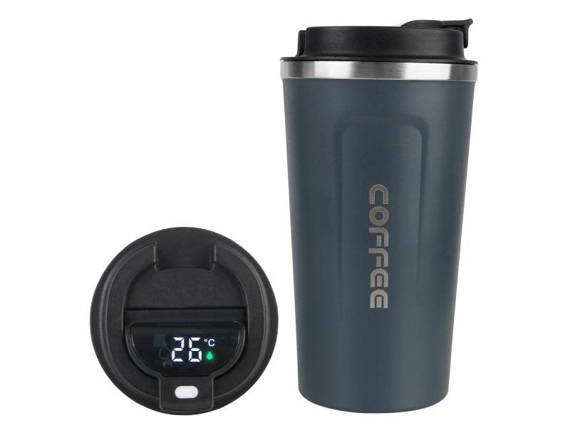 510ML Thermal Coffee Cup With Temperature Display And Leak Proof Carousel 1
