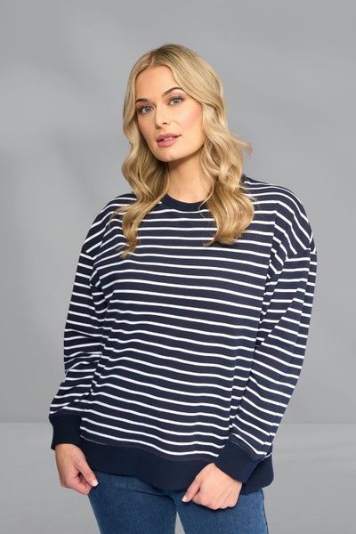 Vassalli Zone Sweater Ink Stripe Carousel 1