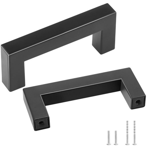Vevor 10 Pack Cabinet Pulls 3In / 76Mm Center To Slim Square Kitchen Drawer Stai Carousel 1