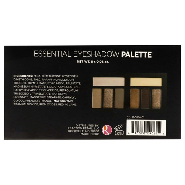 Essential Eyeshadow Palette by Reaction Retail for Women - 0.48 oz Eye Shadow Carousel 6