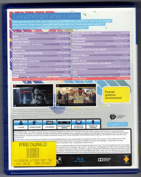 Singstar Ultimate Party Playstation 4 Carousel 2