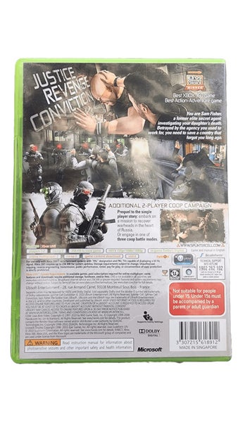 Splinter Cell Conviction (XBOX 360) **COMPLETE** Carousel 3