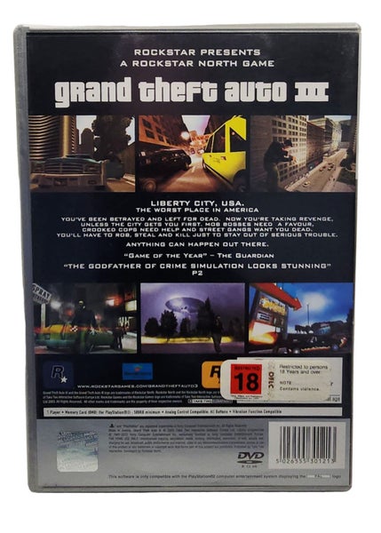 Grand Theft Auto III - PlayStation 2 (PS2 Game) Carousel 2