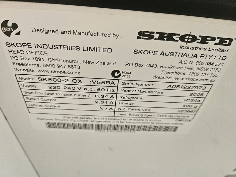 SKOPE 1 door display chiller Carousel 2