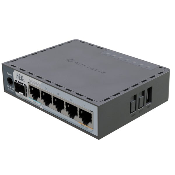 MikroTik E60iUGS hEX S 5 Port Gigabit Ethernet Router with a 2.5 Gbps SFP Port Carousel 2