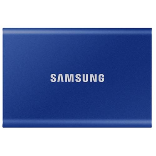 Samsung T7 1TB Portable External SSD - Indigo Blue - USB 3.2 Gen2 (10Gbps) - Carousel 1