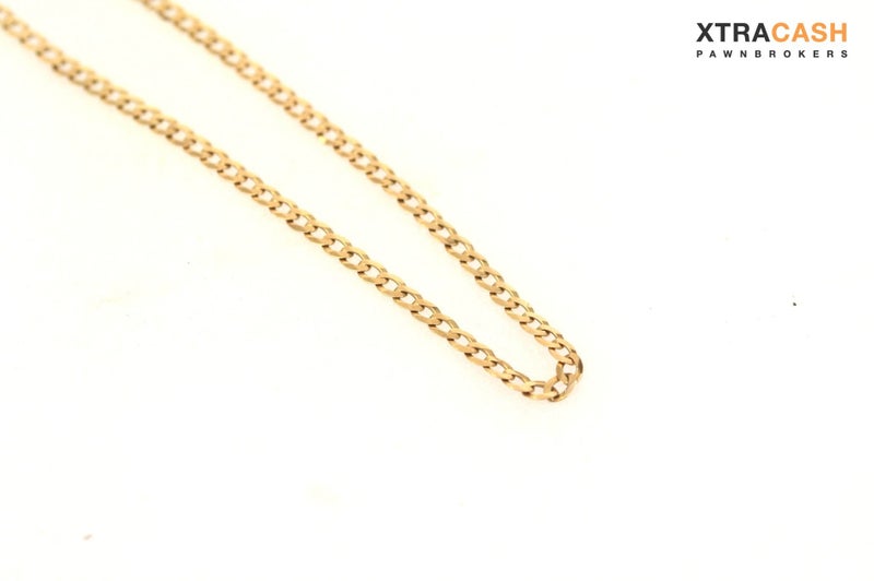 9ct Yellow Gold Curb Chain In Box Carousel 2