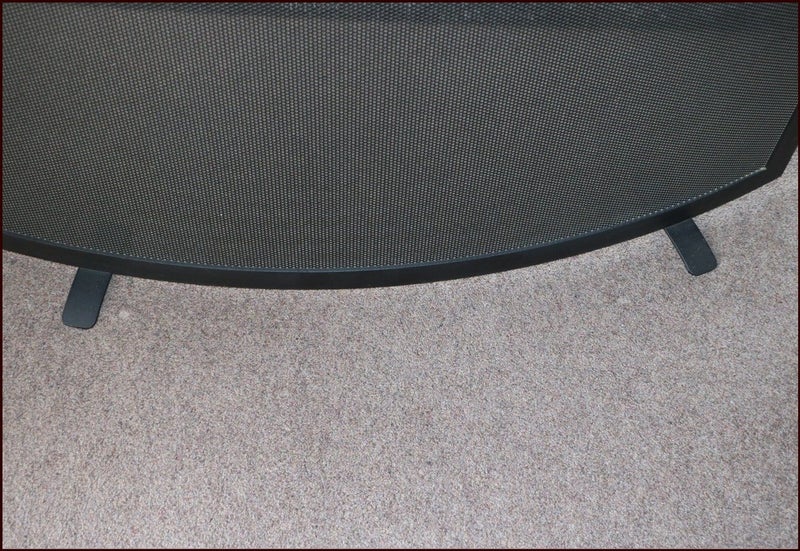 Curved Steel Fireplace Screen + Tool Set Carousel 9