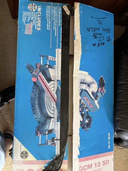 Sliding Mitre Saw Bosch Professional GCM 12 SD Barely Used $1.00 Reserve Carousel 7
