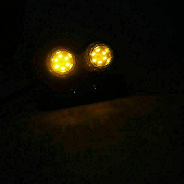 Motorcycle Led Rear Tail Light Brake Indicator Light Number Plate 12V Red T7 Carousel 6