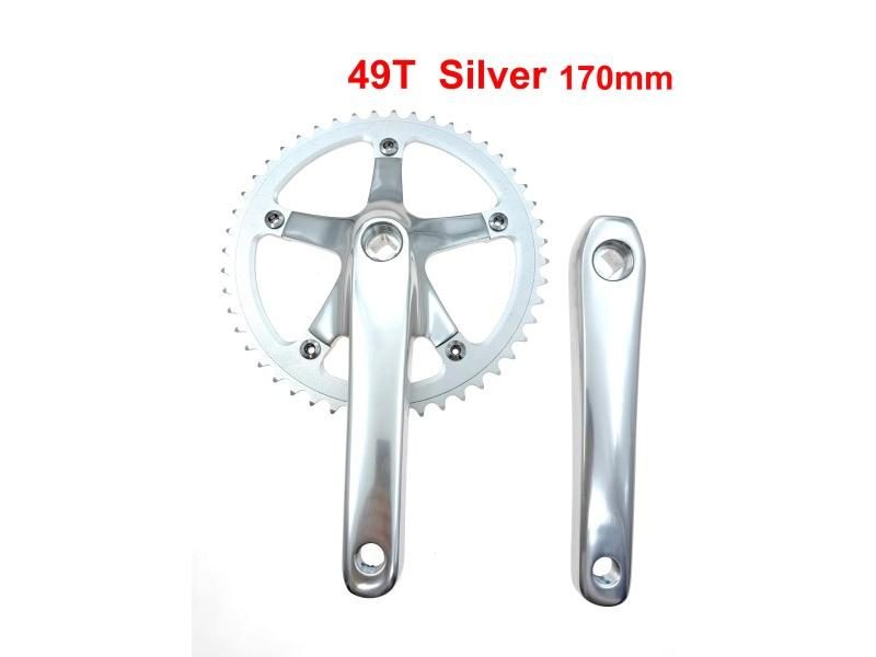 Single Speed 49T Aluminum Alloy Integrated Crankset 144 BCD Carousel 1