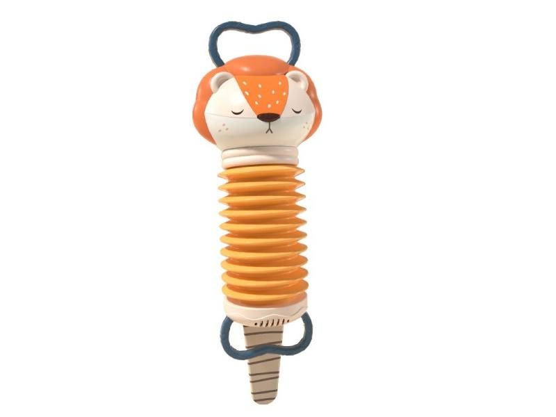 Cartoon Deer Accordion Toy For Kids Educational Soothe Gift Carousel 1
