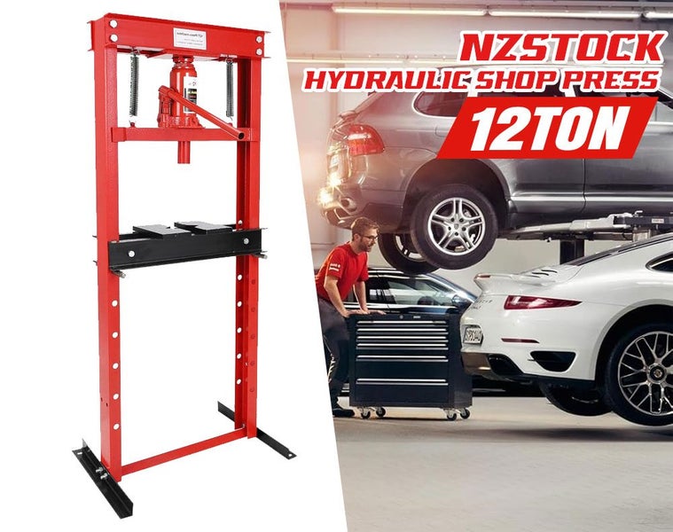 12 Ton Hydraulic Shop Press 12000KG H Frame Hydraulic Workshop Press 12T Carousel 1