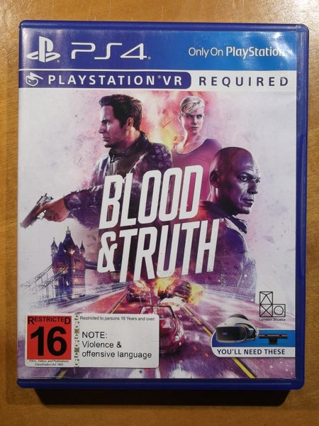 Blood & Truth - PS4 VR Game - Very Good Condition Carousel 1