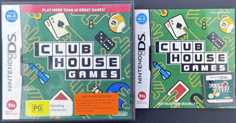 Club House Games - Nintendo DS Carousel 1