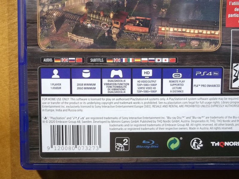 Desperados III - PS4 Game - LIKE NEW Carousel 4