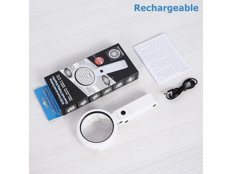 11x5x Foldable Magnifier With Light And Stand For Reading Repair Carousel 1