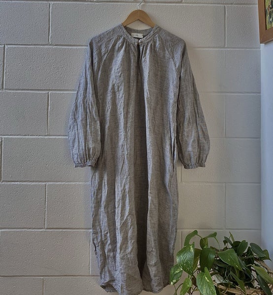 RRP$319 SILLS & CO NZ Designer 100% linen maxi dress pockets BRAND NEW!! Carousel 1