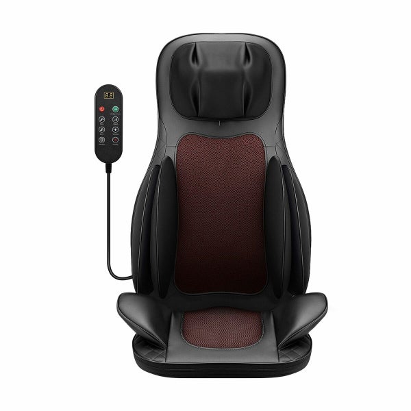 Massage Chair Cushion Seat Full Body Neck Back Massager Pad Heated Carousel 13