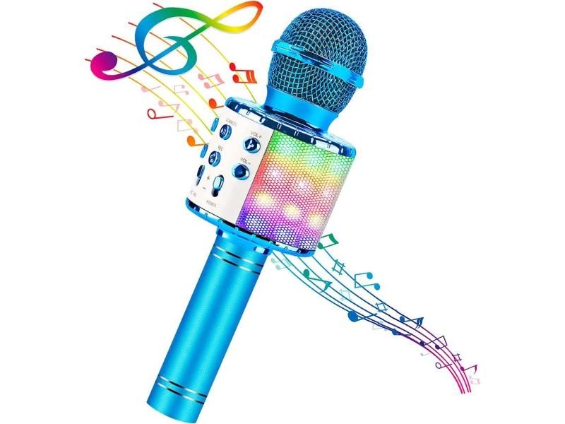 Portable Wireless Bluetooth Karaoke Microphone For Singing Carousel 1