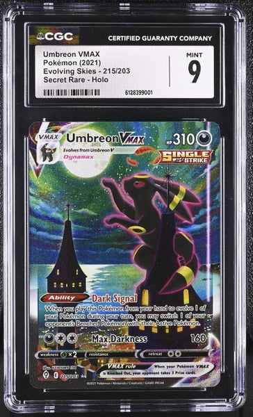 Umbreon Vmax Holy Grail Evolving Skies Alt Art Carousel 1