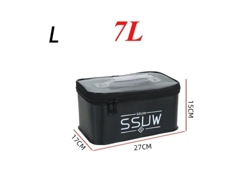 Large Capacity Fishing Tool Box With Bait Storage Carousel 1