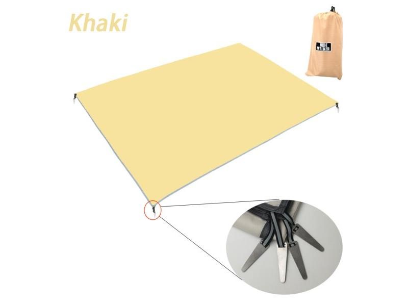 Ultralight Waterproof Tent Ground Sheet With Windproof Stakes Carousel 1